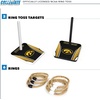 image:imageWild Sports Solid Wood College Quoits Set with Direct Print HD Team Graphics  Tailgate Ring Toss Game  Great Gift for Any NCAA Fan Ring Toss Outdoor Games for The BeachIowa Hawkeyes