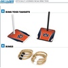 image:imageWild Sports Solid Wood College Quoits Set with Direct Print HD Team Graphics  Tailgate Ring Toss Game  Great Gift for Any NCAA Fan Ring Toss Outdoor Games for The BeachAuburn Tigers