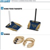 image:imageWild Sports Solid Wood College Quoits Set with Direct Print HD Team Graphics  Tailgate Ring Toss Game  Great Gift for Any NCAA Fan Ring Toss Outdoor Games for The BeachWest Virginia Mountaineers