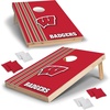 image:image2 x 3 Solid Wood Cornhole Set with Direct Print HD Team Graphics  Great Gift for Any NCAA Fan Bean Bag Toss Family Outdoor GamesWisconsin Badgers