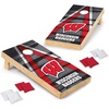 image:imageNCAA College 2 x 4 Wood Direct Print Tournament Cornhole Set by Wild Sports 8 Bean Bags Vintage Triange Design  Tailgate Outdoor BackyardWisconsin Badgers
