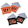 image:imageNFL Pro Football Dual Sided Bean Bags by Wild Sports 8 Count Premium Toss Bags for Cornhole Set  Great for Tailgates Outdoors BackyardCincinnati Bengals