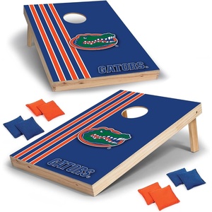 image:image2 x 3 Solid Wood Cornhole Set with Direct Print HD Team Graphics  Great Gift for Any NCAA Fan Bean Bag Toss Family Outdoor GamesFlorida Gators