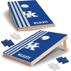 image:image2 x 3 Solid Wood Cornhole Set with Direct Print HD Team Graphics  Great Gift for Any NCAA Fan Bean Bag Toss Family Outdoor GamesKentucky Wildcats