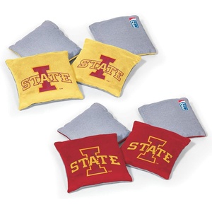image:imageNCAA College Dual Sided Bean Bags by Wild Sports 8 Count Premium Toss Bags for Cornhole Set  Great for Tailgates Outdoors BackyardIowa State Cyclones