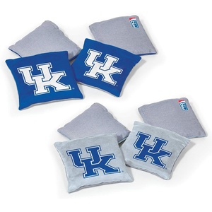 image:imageNCAA College Dual Sided Bean Bags by Wild Sports 8 Count Premium Toss Bags for Cornhole Set  Great for Tailgates Outdoors BackyardKentucky Wildcats