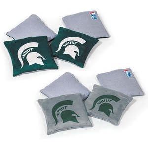 image:imageNCAA College Dual Sided Bean Bags by Wild Sports 8 Count Premium Toss Bags for Cornhole Set  Great for Tailgates Outdoors BackyardMichigan State Spartans