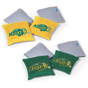 image:imageNCAA College Dual Sided Bean Bags by Wild Sports 8 Count Premium Toss Bags for Cornhole Set  Great for Tailgates Outdoors BackyardNorth Dakota State Bison