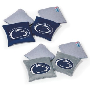 image:imageNCAA College Dual Sided Bean Bags by Wild Sports 8 Count Premium Toss Bags for Cornhole Set  Great for Tailgates Outdoors BackyardPenn State Nittany Lions