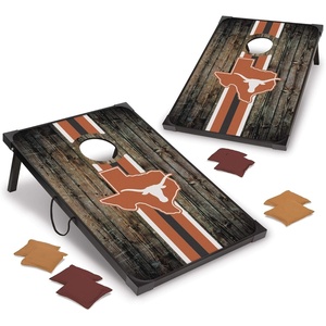 image:imageWild Sports NCAA 2 x 3 MDF Deluxe Cornhole Set  with Corners and ApronsTexas Longhorns