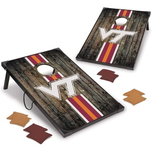 image:imageWild Sports NCAA 2 x 3 MDF Deluxe Cornhole Set  with Corners and ApronsVirginia Tech Hokies