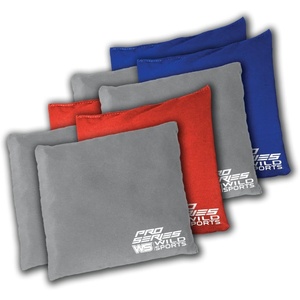 image:imageWild Sports Regulation Size Cornhole Bags  Set of 8 Premium Bean Bag Toss Bags  16oz Official WeightDualSided Stick  Slide