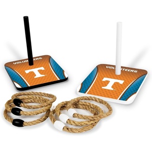 image:imageWild Sports Solid Wood College Quoits Set with Direct Print HD Team Graphics  Tailgate Ring Toss Game  Great Gift for Any NCAA Fan Ring Toss Outdoor Games for The BeachTennessee Volunteers