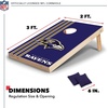 image:imageNFL 2 x 3 Solid Wood Cornhole Set with Direct Print HD Team Graphics  Great Gift for Any Football Fan Bean Bag Toss Family Outdoor GamesBaltimore Ravens