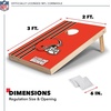 image:imageNFL 2 x 3 Solid Wood Cornhole Set with Direct Print HD Team Graphics  Great Gift for Any Football Fan Bean Bag Toss Family Outdoor GamesCleveland Browns
