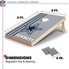 image:imageNFL 2 x 3 Solid Wood Cornhole Set with Direct Print HD Team Graphics  Great Gift for Any Football Fan Bean Bag Toss Family Outdoor GamesDallas Cowboys
