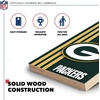 image:imageNFL 2 x 3 Solid Wood Cornhole Set with Direct Print HD Team Graphics  Great Gift for Any Football Fan Bean Bag Toss Family Outdoor GamesGreen Bay Packers
