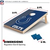 image:imageNFL 2 x 3 Solid Wood Cornhole Set with Direct Print HD Team Graphics  Great Gift for Any Football Fan Bean Bag Toss Family Outdoor GamesIndianapolis Colts