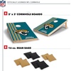 image:imageNFL 2 x 3 Solid Wood Cornhole Set with Direct Print HD Team Graphics  Great Gift for Any Football Fan Bean Bag Toss Family Outdoor GamesJacksonville Jaguars