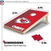 image:imageNFL 2 x 3 Solid Wood Cornhole Set with Direct Print HD Team Graphics  Great Gift for Any Football Fan Bean Bag Toss Family Outdoor GamesKansas City Chiefs