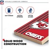 image:imageNFL 2 x 3 Solid Wood Cornhole Set with Direct Print HD Team Graphics  Great Gift for Any Football Fan Bean Bag Toss Family Outdoor GamesKansas City Chiefs