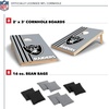 image:imageNFL 2 x 3 Solid Wood Cornhole Set with Direct Print HD Team Graphics  Great Gift for Any Football Fan Bean Bag Toss Family Outdoor GamesLas Vegas Raiders