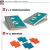 image:imageNFL 2 x 3 Solid Wood Cornhole Set with Direct Print HD Team Graphics  Great Gift for Any Football Fan Bean Bag Toss Family Outdoor GamesMiami Dolphins