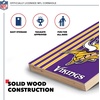 image:imageNFL 2 x 3 Solid Wood Cornhole Set with Direct Print HD Team Graphics  Great Gift for Any Football Fan Bean Bag Toss Family Outdoor GamesMinnesota Vikings