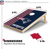 image:imageNFL 2 x 3 Solid Wood Cornhole Set with Direct Print HD Team Graphics  Great Gift for Any Football Fan Bean Bag Toss Family Outdoor GamesNew England Patriots