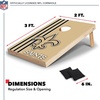 image:imageNFL 2 x 3 Solid Wood Cornhole Set with Direct Print HD Team Graphics  Great Gift for Any Football Fan Bean Bag Toss Family Outdoor GamesNew Orleans Saints