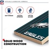 image:imageNFL 2 x 3 Solid Wood Cornhole Set with Direct Print HD Team Graphics  Great Gift for Any Football Fan Bean Bag Toss Family Outdoor GamesPhiladelphia Eagles