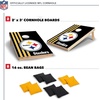 image:imageNFL 2 x 3 Solid Wood Cornhole Set with Direct Print HD Team Graphics  Great Gift for Any Football Fan Bean Bag Toss Family Outdoor GamesPittsburgh Steelers