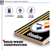 image:imageNFL 2 x 3 Solid Wood Cornhole Set with Direct Print HD Team Graphics  Great Gift for Any Football Fan Bean Bag Toss Family Outdoor GamesPittsburgh Steelers