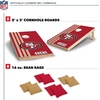 image:imageNFL 2 x 3 Solid Wood Cornhole Set with Direct Print HD Team Graphics  Great Gift for Any Football Fan Bean Bag Toss Family Outdoor GamesSan Francisco 49ers