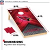 image:imageNFL Football 2 x 4 Regulation Size Solid Wood Cornhole Set with Direct Print HD Team Graphics Great Gift for Any Football Fan Bean Bag Toss Family Outdoor GameArizona Cardinals