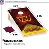 image:imageNFL Football 2 x 4 Regulation Size Solid Wood Cornhole Set with Direct Print HD Team Graphics Great Gift for Any Football Fan Bean Bag Toss Family Outdoor GameWashington Commanders