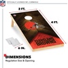 image:imageNFL Football 2 x 4 Regulation Size Solid Wood Cornhole Set with Direct Print HD Team Graphics Great Gift for Any Football Fan Bean Bag Toss Family Outdoor GameCleveland Browns