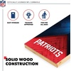 image:imageNFL Football 2 x 4 Regulation Size Solid Wood Cornhole Set with Direct Print HD Team Graphics Great Gift for Any Football Fan Bean Bag Toss Family Outdoor GameNew England Patriots