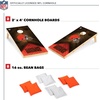 image:imageNFL Football 2 x 4 Regulation Size Solid Wood Cornhole Set with Direct Print HD Team Graphics Great Gift for Any Football Fan Bean Bag Toss Family Outdoor GameCleveland Browns