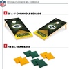 image:imageNFL Football 2 x 4 Regulation Size Solid Wood Cornhole Set with Direct Print HD Team Graphics Great Gift for Any Football Fan Bean Bag Toss Family Outdoor GameGreen Bay Packers