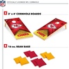image:imageNFL Football 2 x 4 Regulation Size Solid Wood Cornhole Set with Direct Print HD Team Graphics Great Gift for Any Football Fan Bean Bag Toss Family Outdoor GameKansas City Chiefs