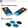 image:imageNFL Football 2 x 4 Regulation Size Solid Wood Cornhole Set with Direct Print HD Team Graphics Great Gift for Any Football Fan Bean Bag Toss Family Outdoor GameCarolina Panthers