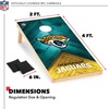image:imageNFL Football 2 x 4 Regulation Size Solid Wood Cornhole Set with Direct Print HD Team Graphics Great Gift for Any Football Fan Bean Bag Toss Family Outdoor GameJacksonville Jaguars