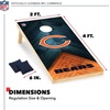 image:imageNFL Football 2 x 4 Regulation Size Solid Wood Cornhole Set with Direct Print HD Team Graphics Great Gift for Any Football Fan Bean Bag Toss Family Outdoor GameChicago Bears