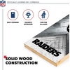 image:imageNFL Football 2 x 4 Regulation Size Solid Wood Cornhole Set with Direct Print HD Team Graphics Great Gift for Any Football Fan Bean Bag Toss Family Outdoor GameLas Vegas Raiders