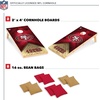 image:imageNFL Football 2 x 4 Regulation Size Solid Wood Cornhole Set with Direct Print HD Team Graphics Great Gift for Any Football Fan Bean Bag Toss Family Outdoor GameSan Francisco 49ers