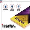 image:imageNFL Football 2 x 4 Regulation Size Solid Wood Cornhole Set with Direct Print HD Team Graphics Great Gift for Any Football Fan Bean Bag Toss Family Outdoor GameMinnesota Vikings