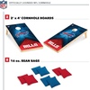 image:imageNFL Football 2 x 4 Regulation Size Solid Wood Cornhole Set with Direct Print HD Team Graphics Great Gift for Any Football Fan Bean Bag Toss Family Outdoor GameBuffalo Bills