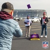 image:imageNFL Football 2 x 4 Regulation Size Solid Wood Cornhole Set with Direct Print HD Team Graphics Great Gift for Any Football Fan Bean Bag Toss Family Outdoor GameMinnesota Vikings