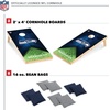 image:imageNFL Football 2 x 4 Regulation Size Solid Wood Cornhole Set with Direct Print HD Team Graphics Great Gift for Any Football Fan Bean Bag Toss Family Outdoor GameSeattle Seahawks